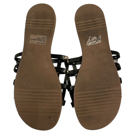 Steve Madden Black Studded Sandals - Picture 4 of 4